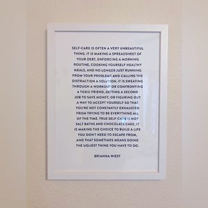 Self-Care Is a Beautiful Thing Wall Print